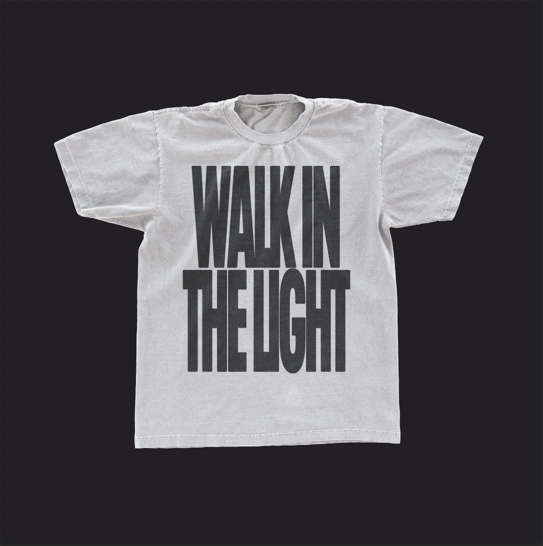 WALK IN THE LIGHT TEE BLACK